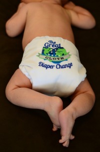 The Great Diaper Change stock photo